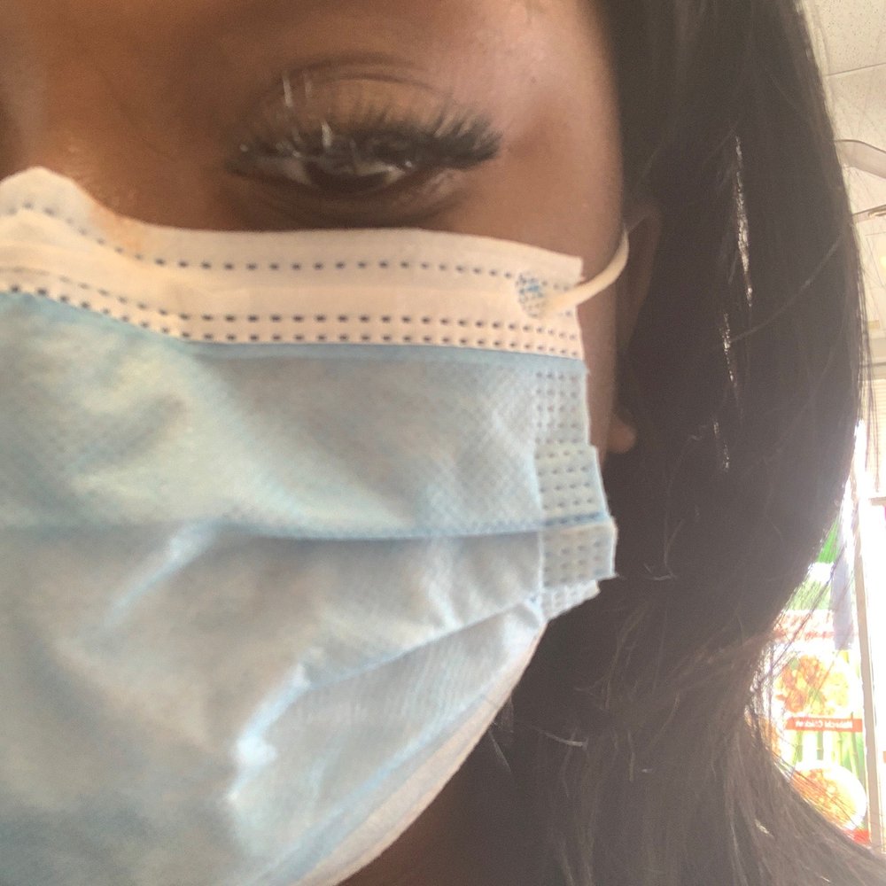 Polish on my eyelashes Polish on my eyelashes