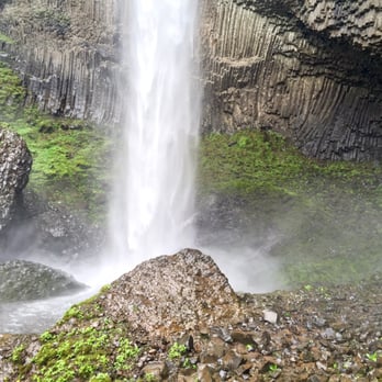 Latourell Falls - The Base of the Waterfall at Latourell Falls - Hiking Near Me - Portland, Oregon Latourell Falls - The Base of the Waterfall at Latourell Falls - Hiking Near Me - Portland, Oregon