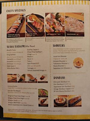 Menu photo 1 Octopus Garden Vancouver, BC Menu photo 1 Octopus Garden Vancouver, BC