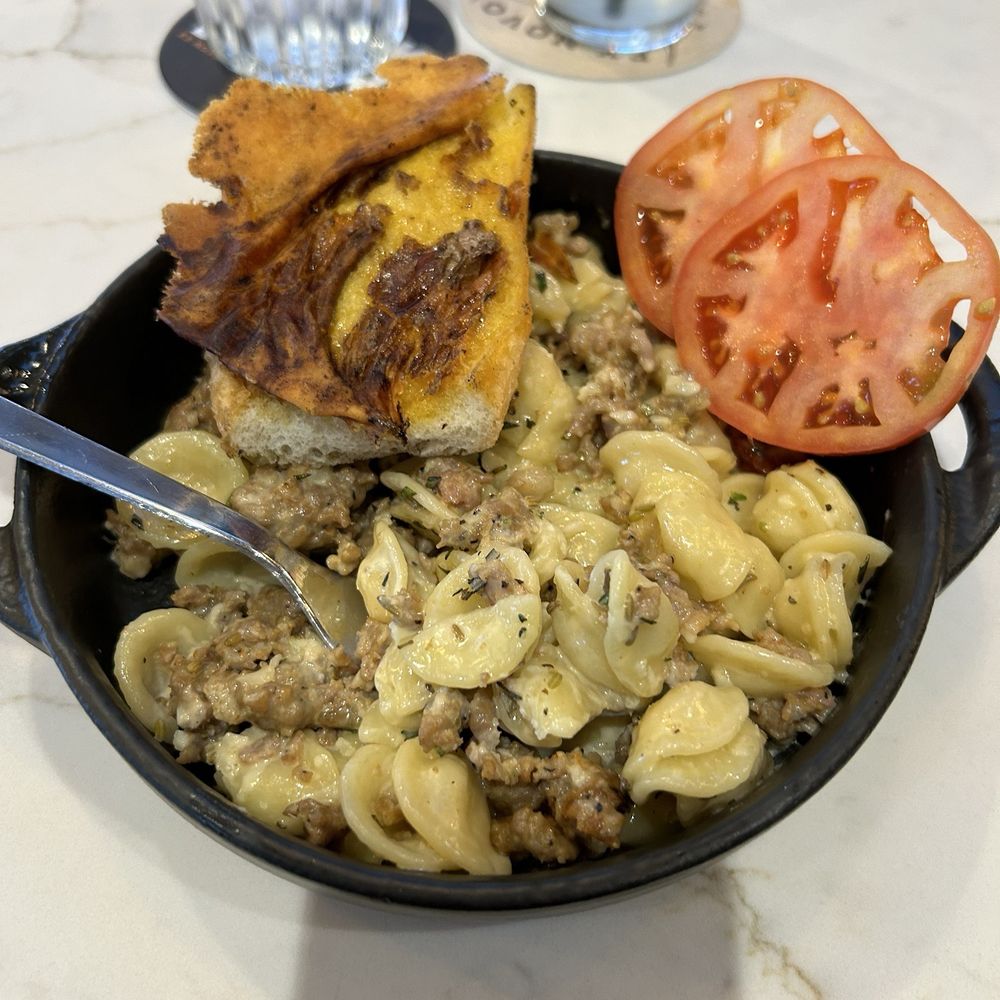 Ex Novo Brewing - Pasta with fennel sausage (and my husband's tomatoes). - Breweries Near Me - Albuquerque, New Mexico Ex Novo Brewing - Pasta with fennel sausage (and my husband's tomatoes). - Breweries Near Me - Albuquerque, New Mexico