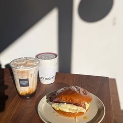 Breakfast Sammich $6.50 (half off) from 7-8 AM