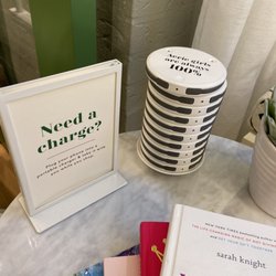 Aerie - Your phone will never die in this store!