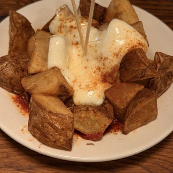 Barcelona Wine Bar RiNo - These potatoes were heavenly with these sauces like this amazing - Tapas/Small Plates Near Me - Denver, Colorado Barcelona Wine Bar RiNo - These potatoes were heavenly with these sauces like this amazing - Tapas/Small Plates Near Me - Denver, Colorado