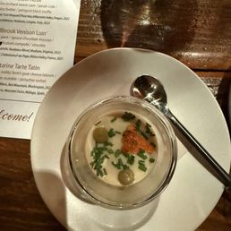 Surprise item - mushroom gelatin with roe
