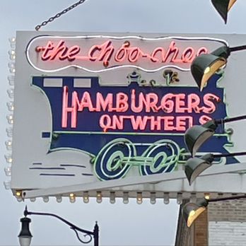 Choo Choo Restaurant - Neon sign - Burgers Near Me - Des Plaines, Illinois