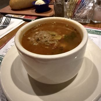 The Old Spaghetti Factory - Minestrone soup with a meatball - Italian Near Me - San Diego, California The Old Spaghetti Factory - Minestrone soup with a meatball - Italian Near Me - San Diego, California