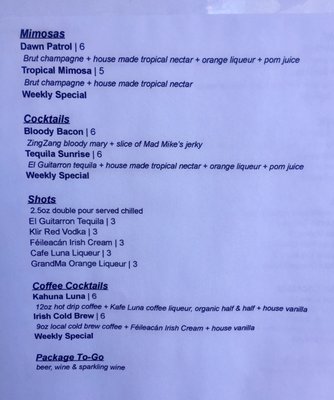 Menu photo 5 Bodega Bar & Coffee Neptune Beach, FL