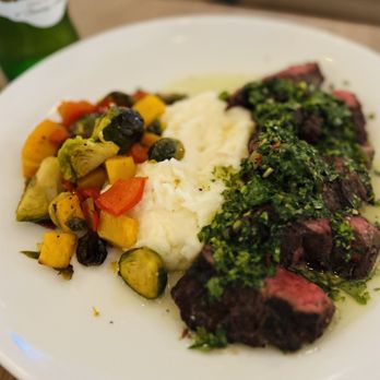 AB Kitchen - Steak with chimichurri sauce - New American Near Me - Atlantic Beach, Florida