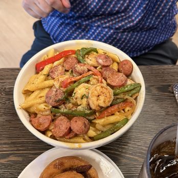 Woods Fort Restaurant - Cajun pasta - New American Near Me - Troy, Missouri Woods Fort Restaurant - Cajun pasta - New American Near Me - Troy, Missouri