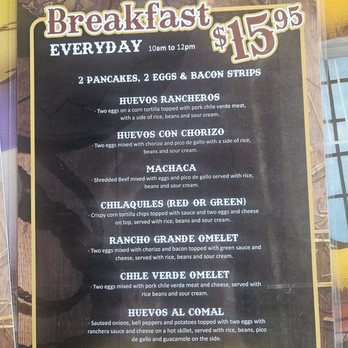Rancho Grande Mexican Grill - Menu - Mexican Near Me - Bakersfield, California