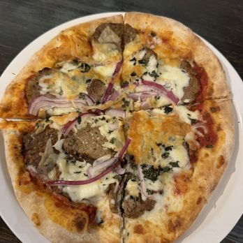 The Wedge Pizzeria - Small Meatball pizza - Pizza Near Me - Oklahoma City, Oklahoma The Wedge Pizzeria - Small Meatball pizza - Pizza Near Me - Oklahoma City, Oklahoma