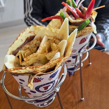T Swirl Crepe - Some crepes. - Desserts Near Me - Chandler, Arizona