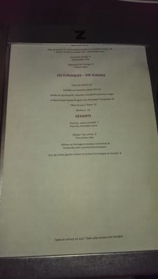 Menu photo 2 Z Tapas Lounge Montreal, QC
