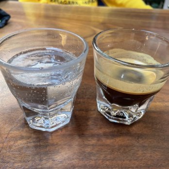 Narrative Coffee - Double Shot Espresso with Seltzer Water to Cleanse your Palate - Coffee & Tea Near Me - Everett, Washington Narrative Coffee - Double Shot Espresso with Seltzer Water to Cleanse your Palate - Coffee & Tea Near Me - Everett, Washington