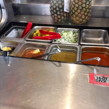 Taco King - June 25, 2019 the salsa bar - Mexican Near Me - Azusa, California Taco King - June 25, 2019 the salsa bar - Mexican Near Me - Azusa, California