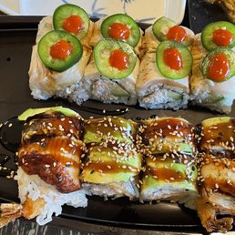 5. Dragon Roll and 8. Fire on the Bayou Roll 5. Dragon Roll and 8. Fire on the Bayou Roll