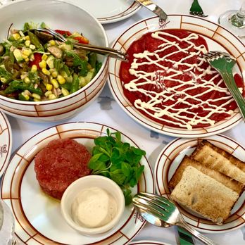 Cipriani Dolci - Doge Salad $27. 4*. Carpaccio alla Ciprian $30. 3* Tuna Tartare (& Bolognese) Daily Suggestion Menu $45. 3* Good portions. - Italian Near Me - New York, New York Cipriani Dolci - Doge Salad $27. 4*. Carpaccio alla Ciprian $30. 3* Tuna Tartare (& Bolognese) Daily Suggestion Menu $45. 3* Good portions. - Italian Near Me - New York, New York