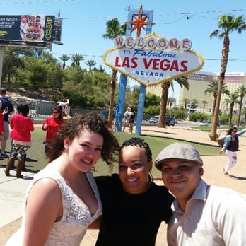 XOXO, Jamelle - Elopement at the Welcome to Las Vegas Sign - Officiants Near Me