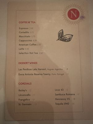 Menu photo 6 Novecento Doral, FL