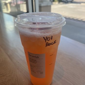 Starbucks - Starbucks (Timberlake Way | Sacramento, CA): Trenta (30 fl oz) Strawberry Mango Refresher - Coffee & Tea Near Me - Sacramento, California Starbucks - Starbucks (Timberlake Way | Sacramento, CA): Trenta (30 fl oz) Strawberry Mango Refresher - Coffee & Tea Near Me - Sacramento, California