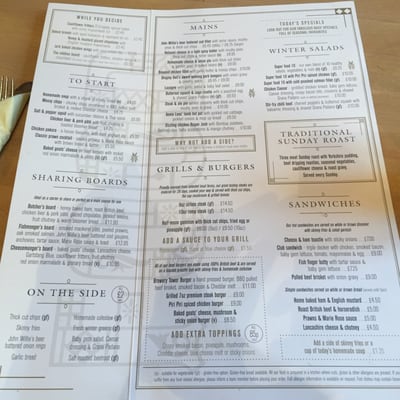 Menu photo 1 The Elizabethan Stockport, XGM