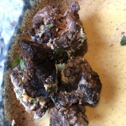 Beef from my kebab sandwich, hard as a rock, could not eat it.