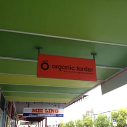 Organic Larder - Street sign