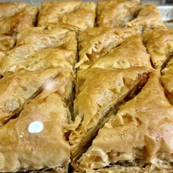 Coffee Origin - Tray full of baklavas ($7 each as of March 19, 2025)