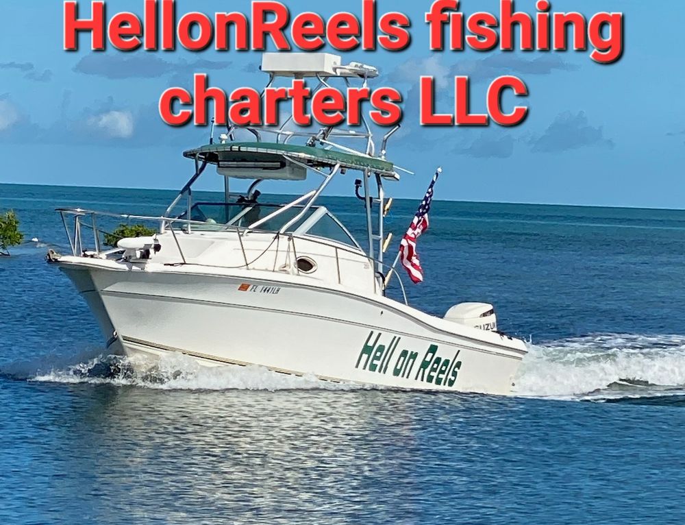Hell on Reels fishing charter Logo