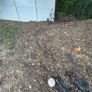 Pine Forest Memorial Gardens - Discarded items in mound of dirt - Funeral Services & Cemeteries Near Me - Wake Forest, North Carolina