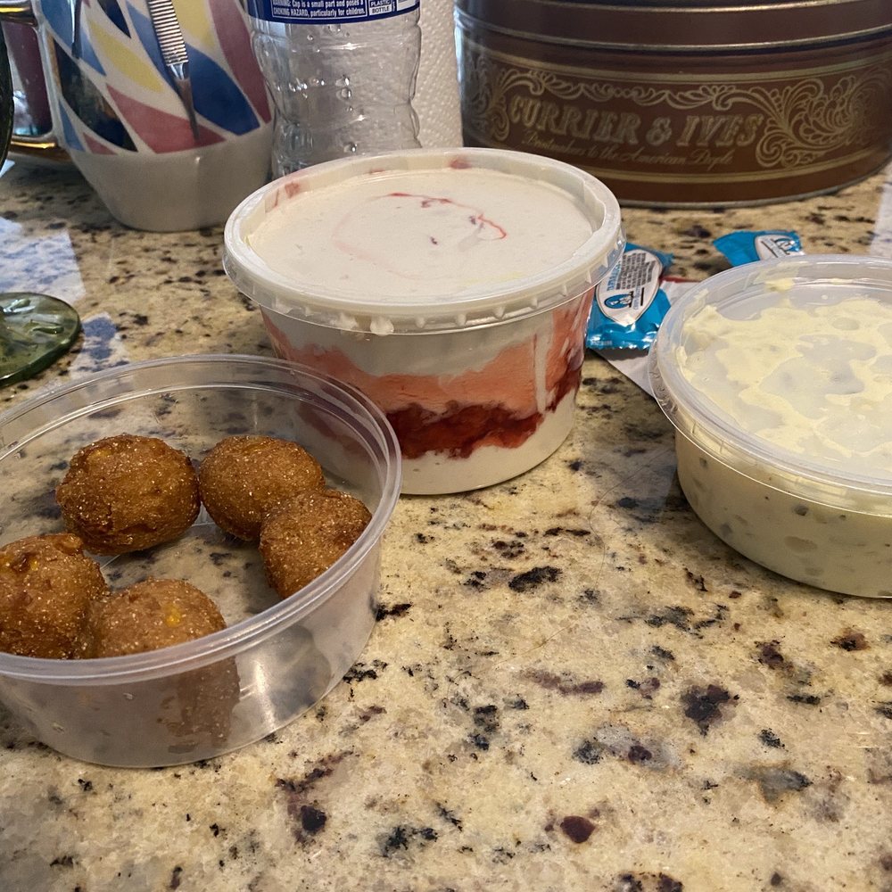 Ka'ribbean Fire - Hush pups parfait pot salad - Caribbean Near Me - La Plata, Maryland Ka'ribbean Fire - Hush pups parfait pot salad - Caribbean Near Me - La Plata, Maryland