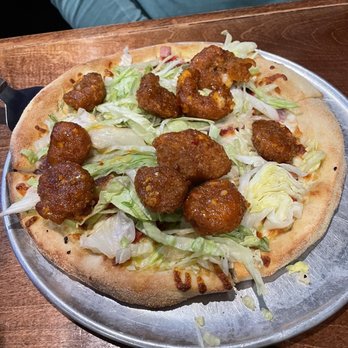 Moon Dog Pie House - 24. Big Bang Shrimp Pizza - 10" New York Thin - Italian Near Me - Fruit Cove, Florida Moon Dog Pie House - 24. Big Bang Shrimp Pizza - 10" New York Thin - Italian Near Me - Fruit Cove, Florida