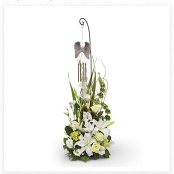 Hilltop Florist - What I ordered. All white sympathy flower arrangement. - Florists Near Me - Stanford, Kentucky Hilltop Florist - What I ordered. All white sympathy flower arrangement. - Florists Near Me - Stanford, Kentucky