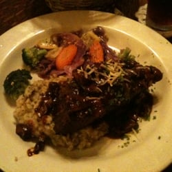 Live Oak Cafe - Bison meatloaf.