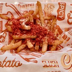 Two Hands Corn Dogs - Ina - Cheetos Fries with Parmesan: A Spicy, Crunchy Delight!