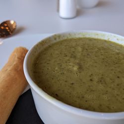 The Cafe By Roundabout - Broccoli cheddar soup w/bread to dip