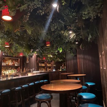 Three Dots and A Dash - Bar seating and tables - Asian Fusion Near Me - Chicago, Illinois Three Dots and A Dash - Bar seating and tables - Asian Fusion Near Me - Chicago, Illinois