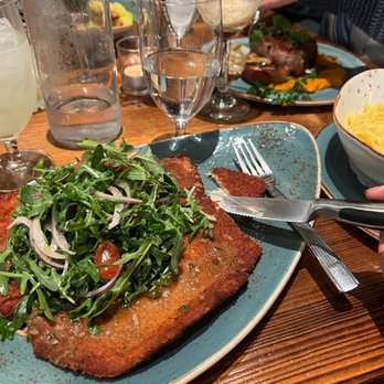 Luna Stella - Chicken Milanese (I ordered it with a side of linguini) - New American Near Me - Maplewood, New Jersey