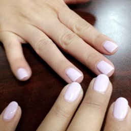 Pretty nails  We got the same color