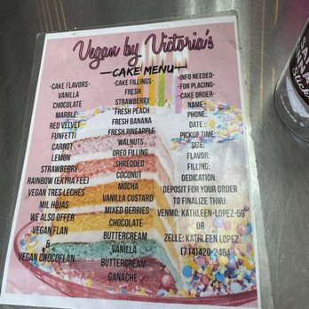 Soy Concha Bakery - Owners sister does vegan cakes. That's her menu. - Bakeries Near Me - East Los Angeles, California Soy Concha Bakery - Owners sister does vegan cakes. That's her menu. - Bakeries Near Me - East Los Angeles, California