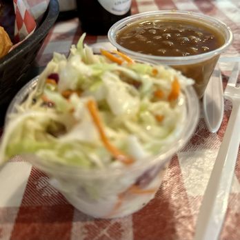 Danna's Bar-B-Que and Burger Shop - Coleslaw and baked beans - Barbeque Near Me - Branson, Missouri