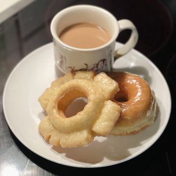 Sweet Dream Donuts - Old Fashioned and Glazed Donut (Coffee is my own) - Donuts Near Me - Saint Joseph, Missouri Sweet Dream Donuts - Old Fashioned and Glazed Donut (Coffee is my own) - Donuts Near Me - Saint Joseph, Missouri