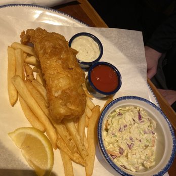 Red Lobster - One piece of fish with fries and coleslaw - Seafood Near Me - Tigard, Oregon
