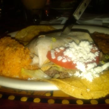 Cafe El Tapatio - Combination with chicken burrito, quesidilla, and Steak Taco - Mexican Near Me - Chicago, Illinois