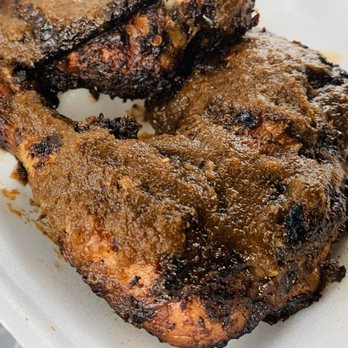 Jerk Center Bakery - Jerk Chicken w/ Sauce on top - Caribbean Near Me - Margate, Florida Jerk Center Bakery - Jerk Chicken w/ Sauce on top - Caribbean Near Me - Margate, Florida
