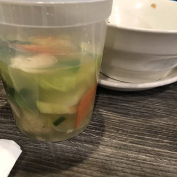Asian Corner Cafe - The serving of Won Ton soup was large. Plenty to take home. - Asian Fusion Near Me - Chandler, Arizona