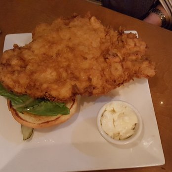 Fire By The Monon - Killer good Breaded Pork Tenderloin! Perfect balance of light breading, good crunch, pork thickness & perfectly seasoned !! Yummz! - American Near Me - Indianapolis, Indiana