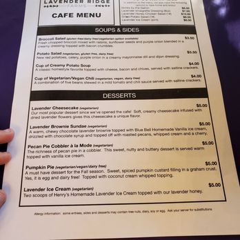 Lavender Ridge Farms - Menu as of October 4th 2020 - Nurseries & Gardening Near Me - Gainesville, Texas Lavender Ridge Farms - Menu as of October 4th 2020 - Nurseries & Gardening Near Me - Gainesville, Texas