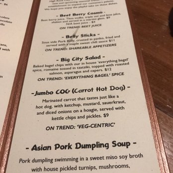 High Rock Cafe - A trends menu - cool concept. - New American Near Me - Wisconsin Dells, Wisconsin High Rock Cafe - A trends menu - cool concept. - New American Near Me - Wisconsin Dells, Wisconsin