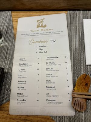 Menu photo 8 Takumi Omakase New York, NY Menu photo 8 Takumi Omakase New York, NY